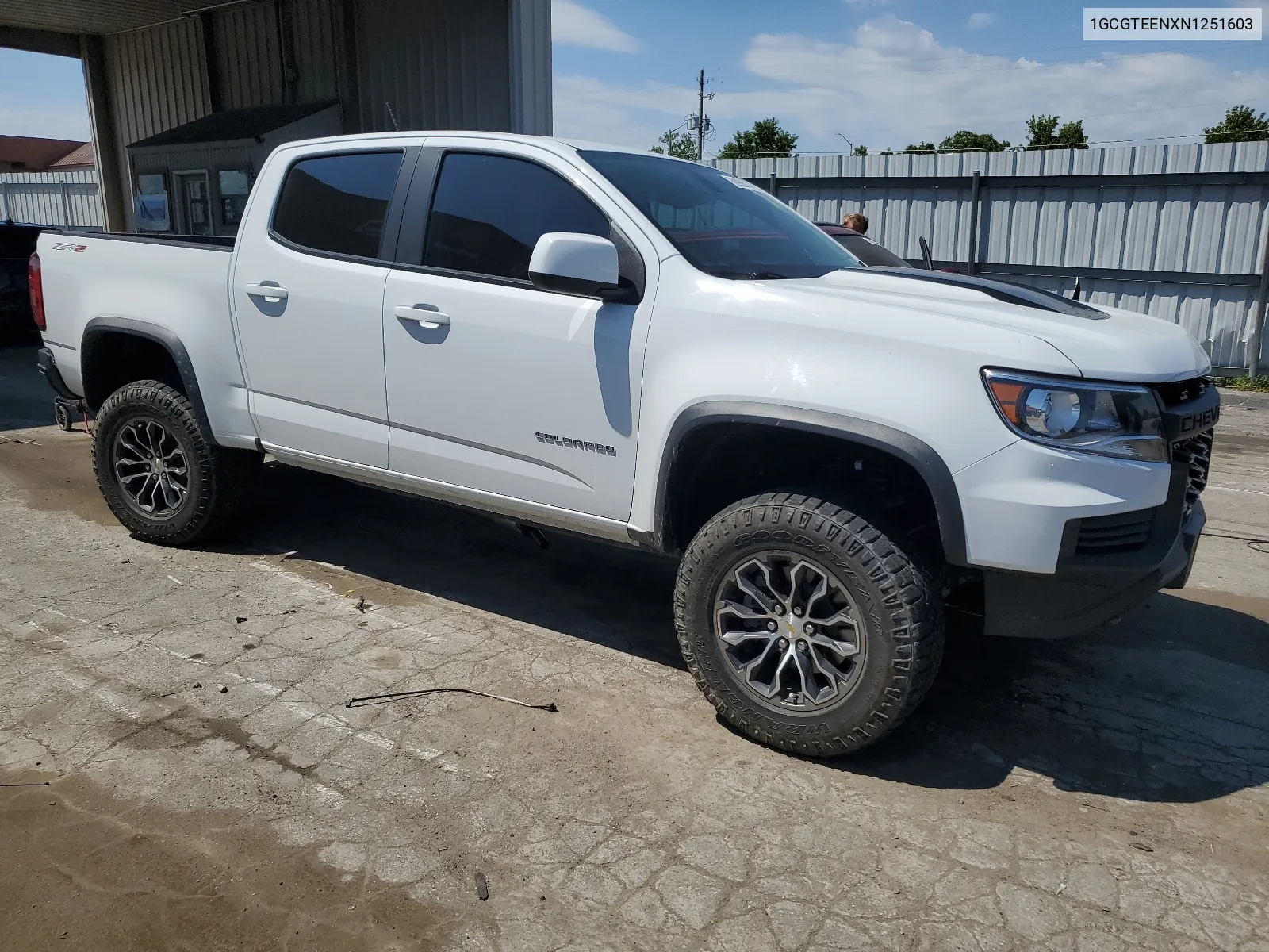 2022 Chevrolet Colorado Zr2 VIN: 1GCGTEENXN1251603 Lot: 58966914