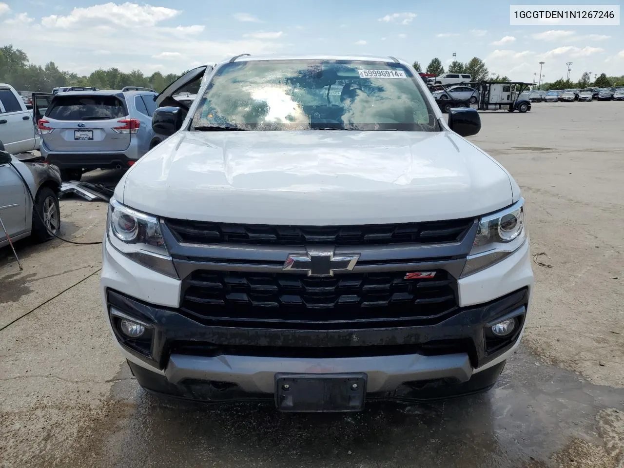 2022 Chevrolet Colorado Z71 VIN: 1GCGTDEN1N1267246 Lot: 59996914