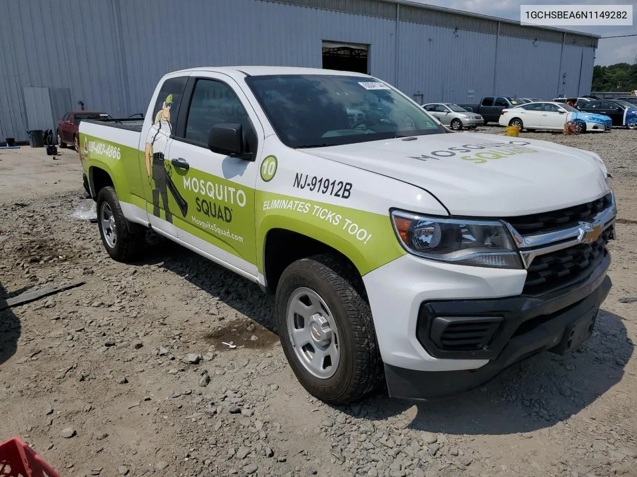 1GCHSBEA6N1149282 2022 Chevrolet Colorado