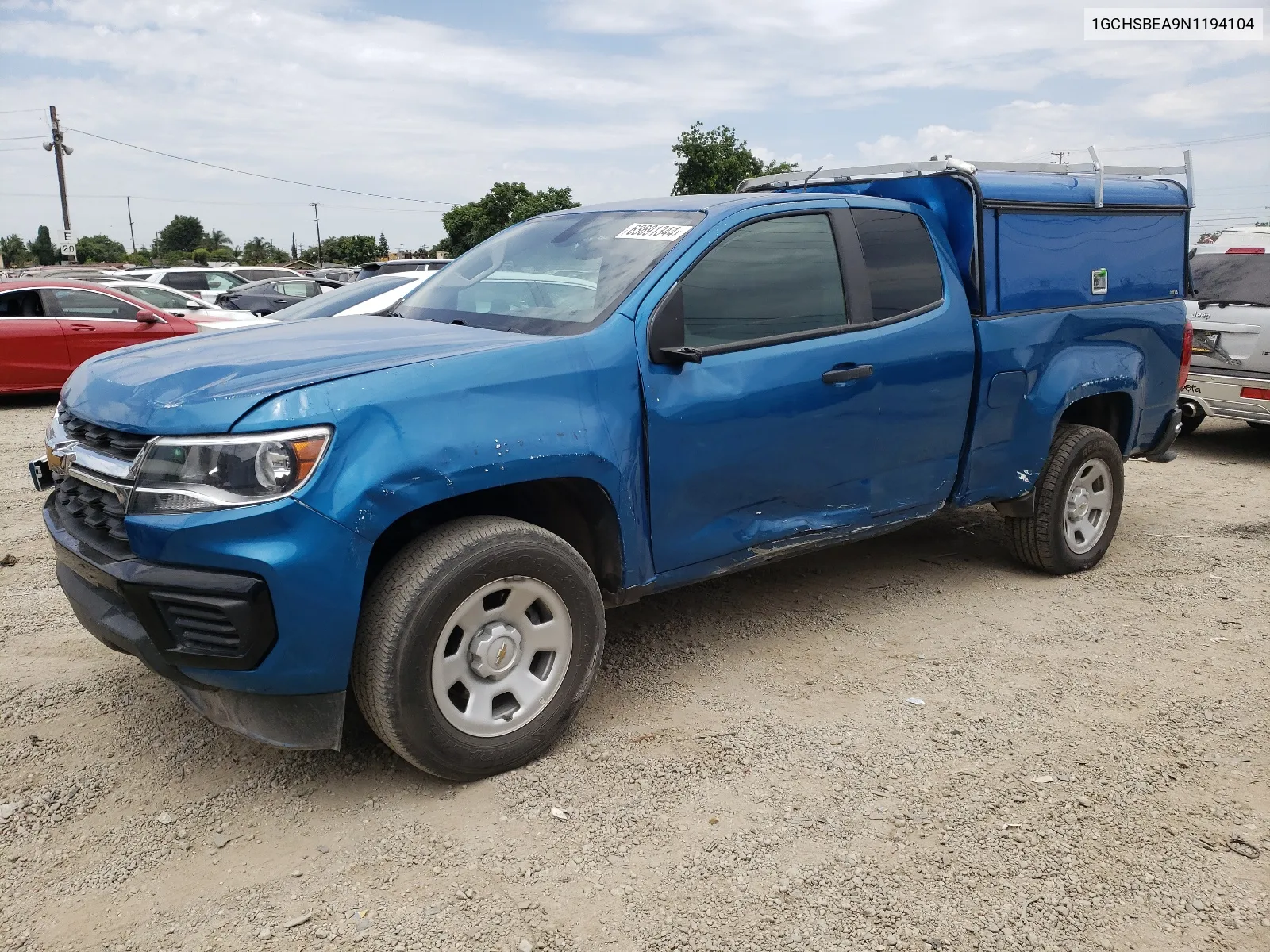 2022 Chevrolet Colorado VIN: 1GCHSBEA9N1194104 Lot: 63691344