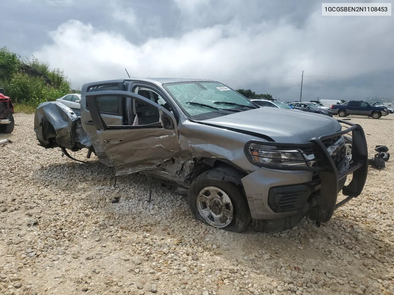 2022 Chevrolet Colorado VIN: 1GCGSBEN2N1108453 Lot: 64504844