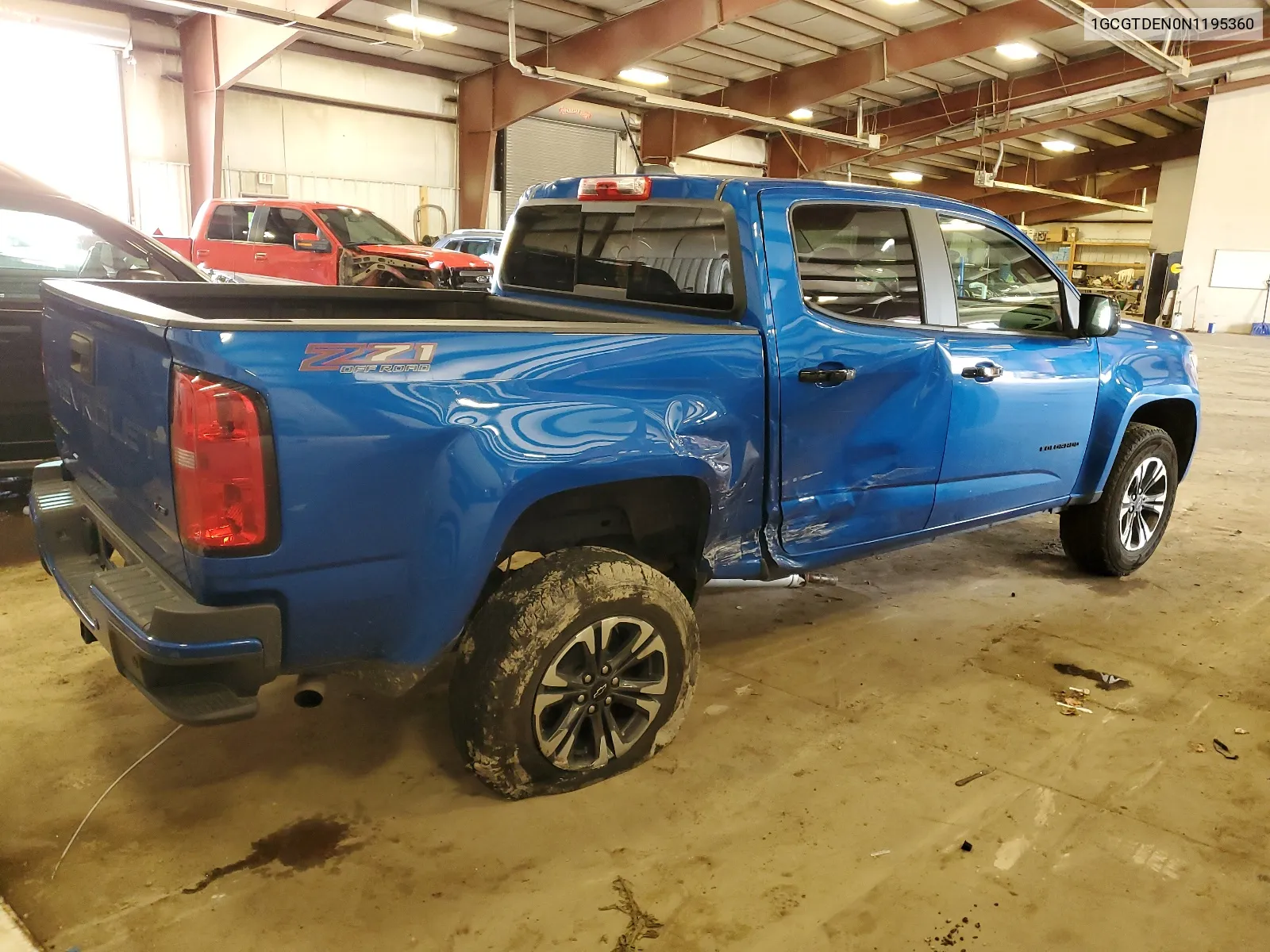 2022 Chevrolet Colorado Z71 VIN: 1GCGTDEN0N1195360 Lot: 65238654