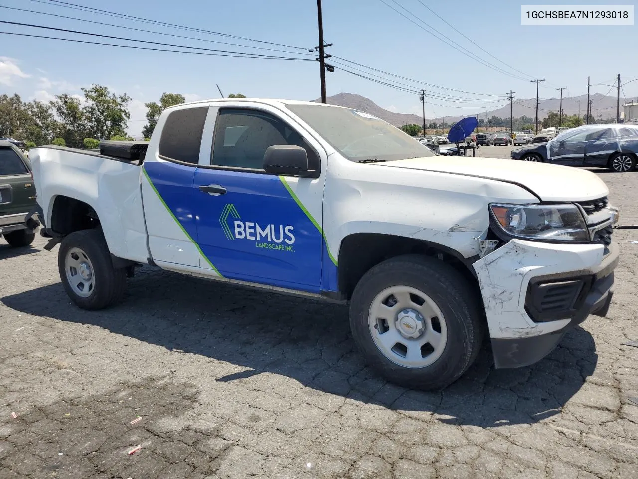 1GCHSBEA7N1293018 2022 Chevrolet Colorado