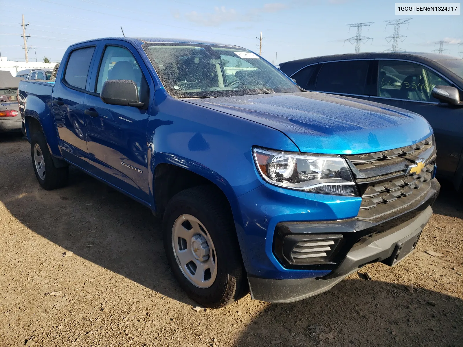 2022 Chevrolet Colorado VIN: 1GCGTBEN6N1324917 Lot: 67596114