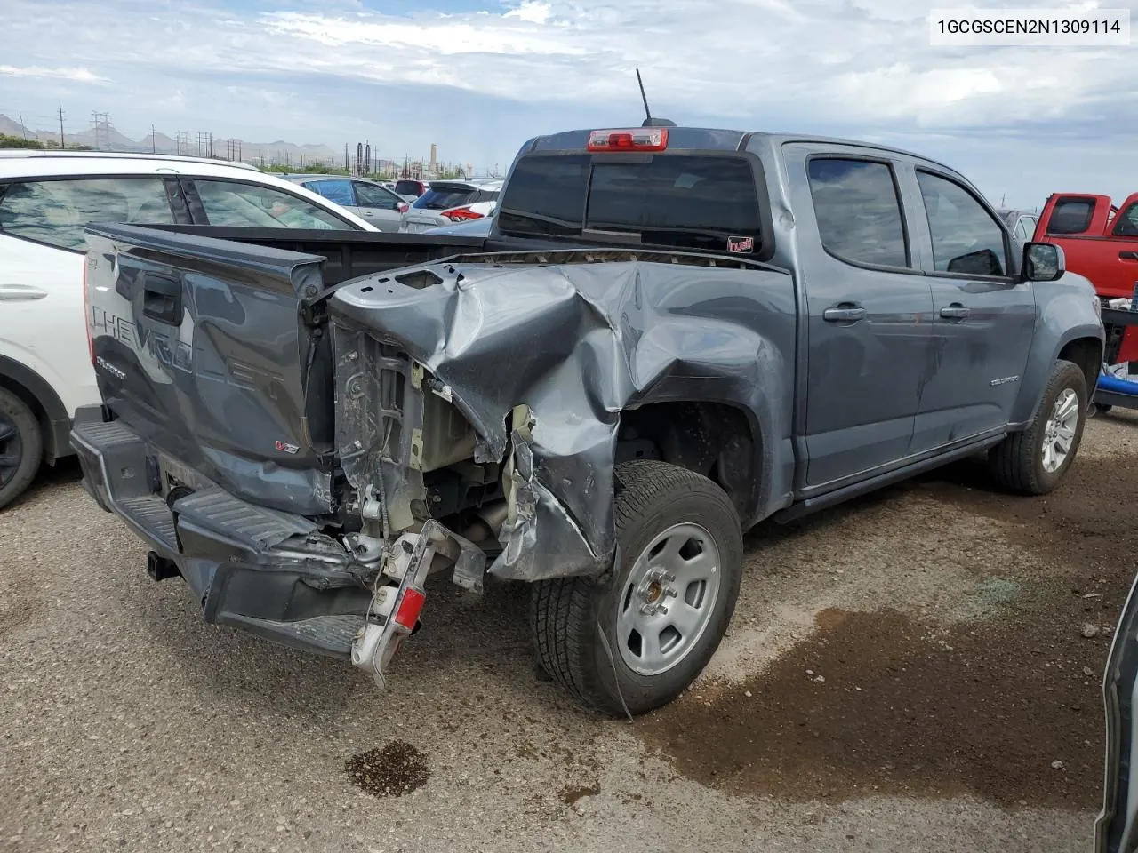 1GCGSCEN2N1309114 2022 Chevrolet Colorado Lt