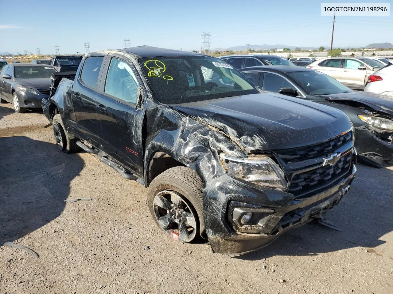 2022 Chevrolet Colorado Lt VIN: 1GCGTCEN7N1198296 Lot: 69124534