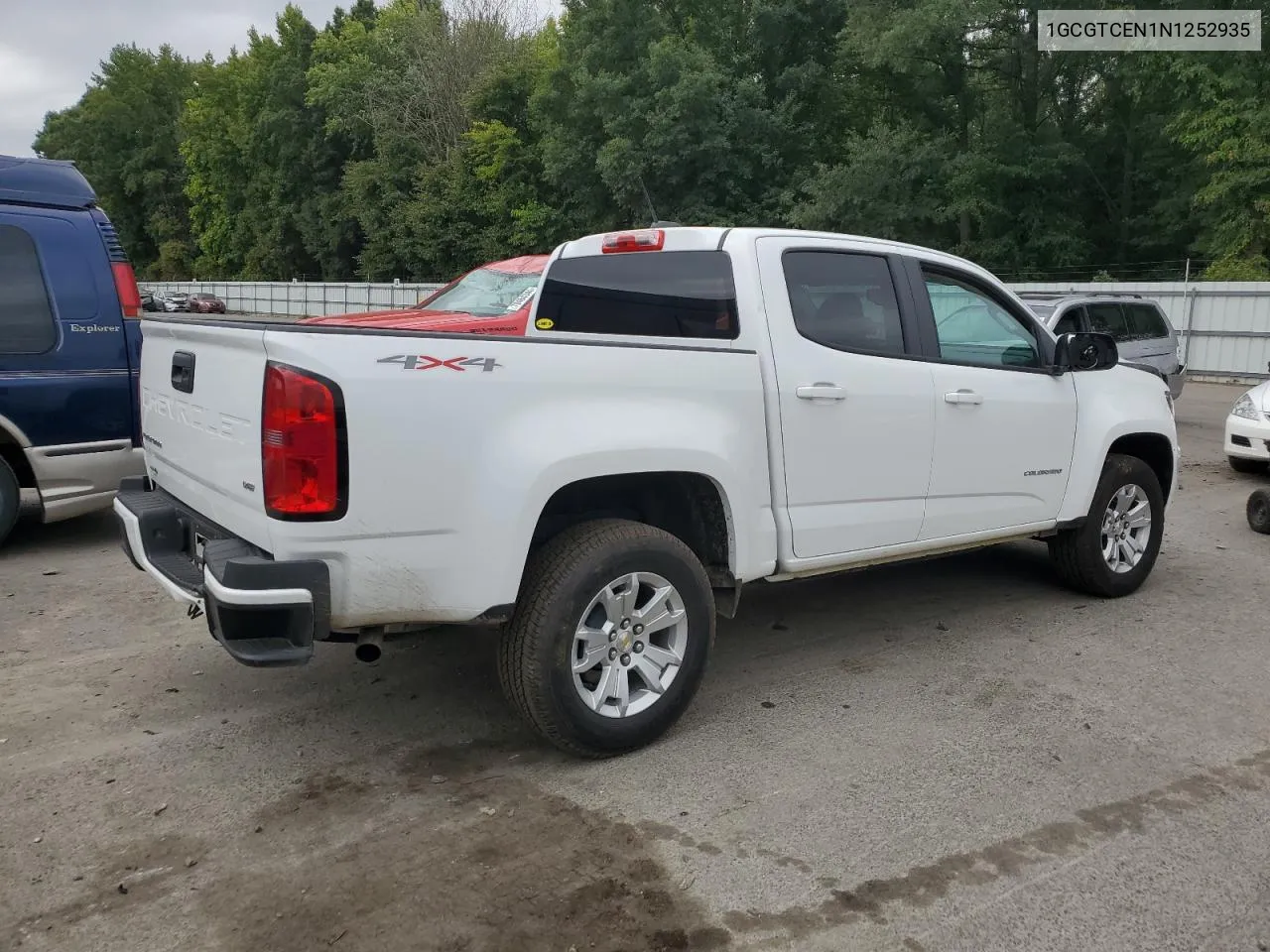 2022 Chevrolet Colorado Lt VIN: 1GCGTCEN1N1252935 Lot: 69809824