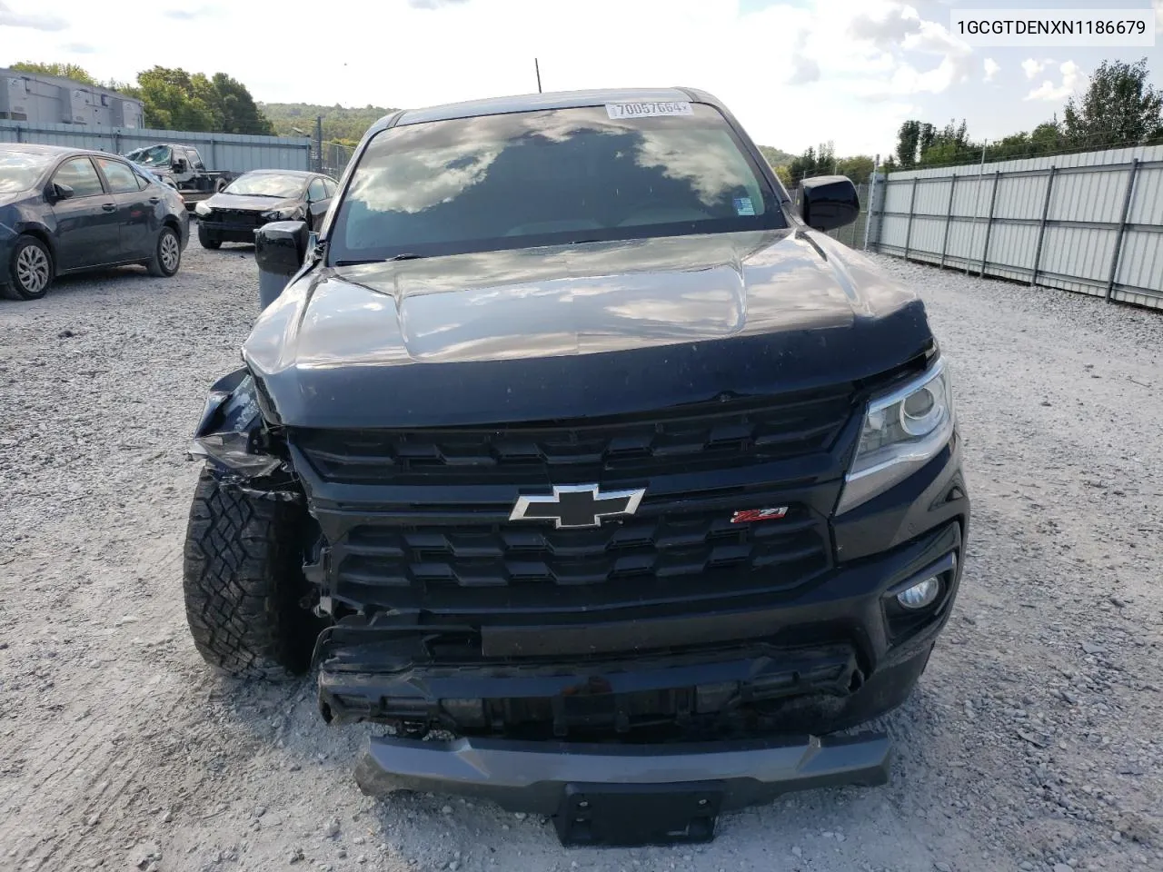 2022 Chevrolet Colorado Z71 VIN: 1GCGTDENXN1186679 Lot: 70057664