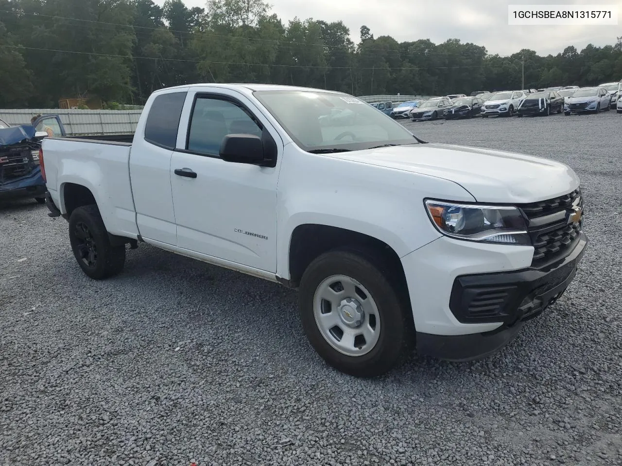 2022 Chevrolet Colorado VIN: 1GCHSBEA8N1315771 Lot: 70133624