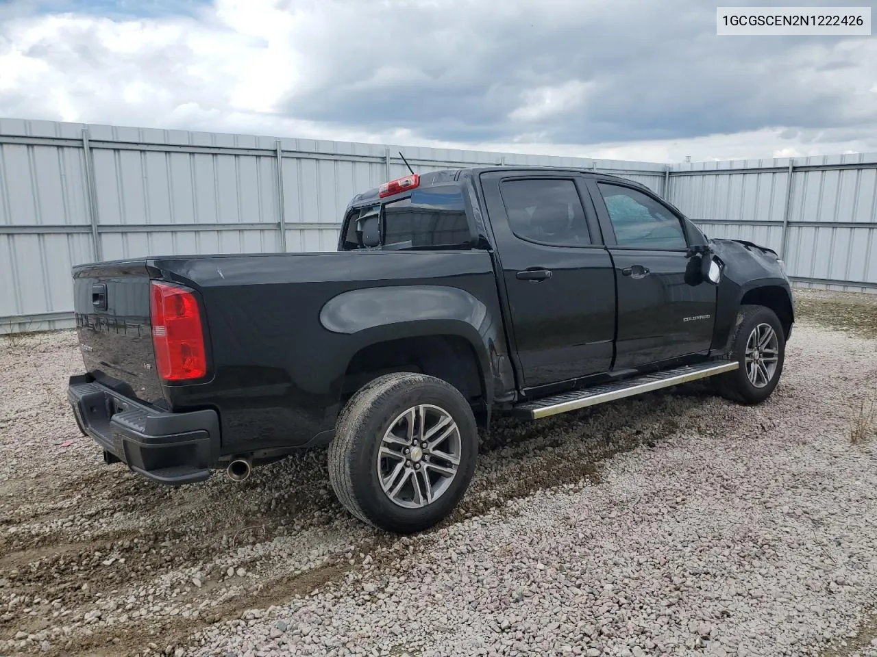 2022 Chevrolet Colorado Lt VIN: 1GCGSCEN2N1222426 Lot: 70341594