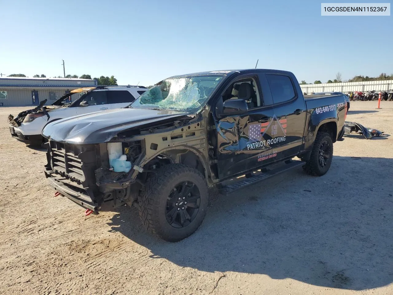 2022 Chevrolet Colorado Z71 VIN: 1GCGSDEN4N1152367 Lot: 70740754