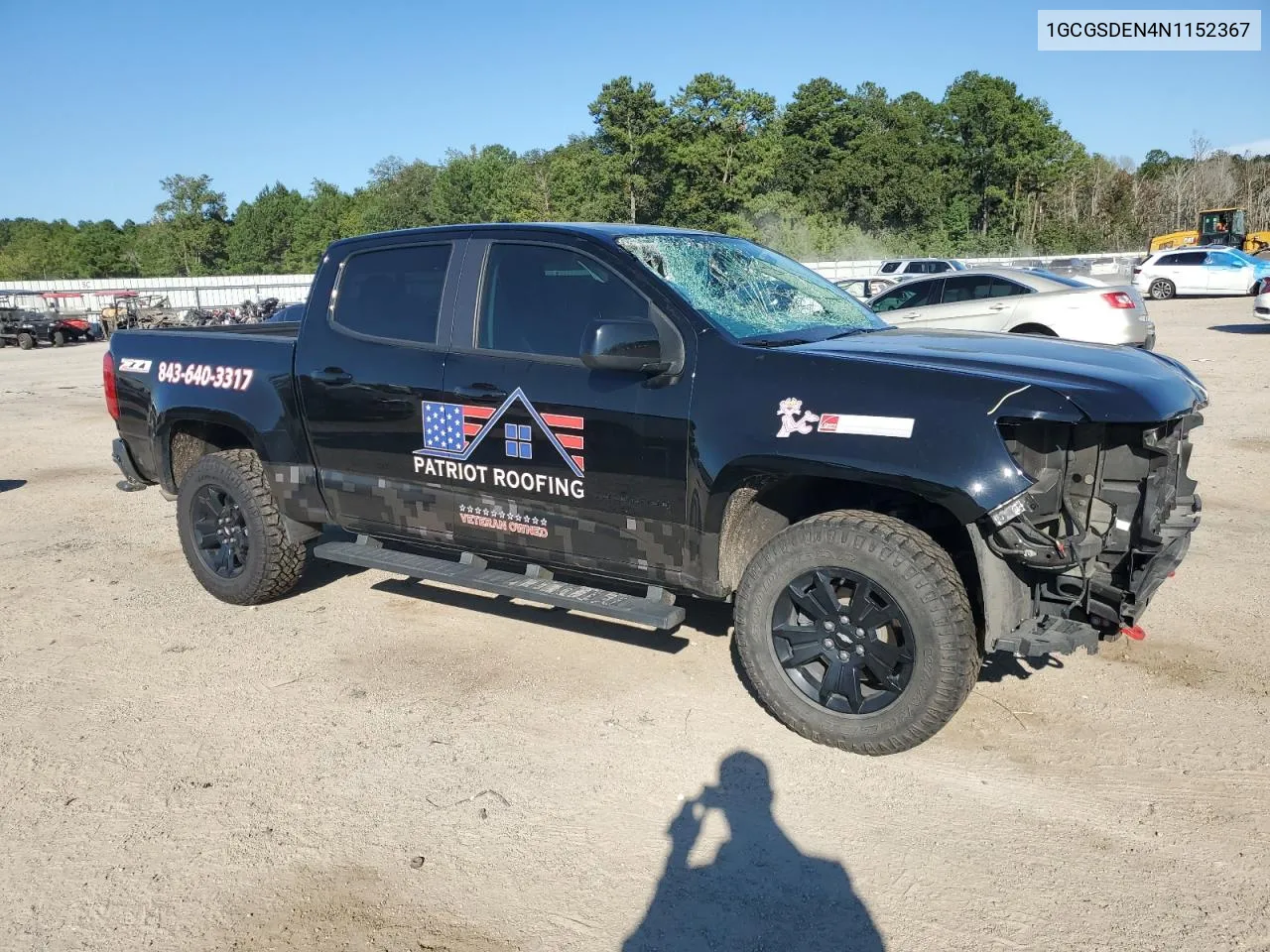 2022 Chevrolet Colorado Z71 VIN: 1GCGSDEN4N1152367 Lot: 70740754