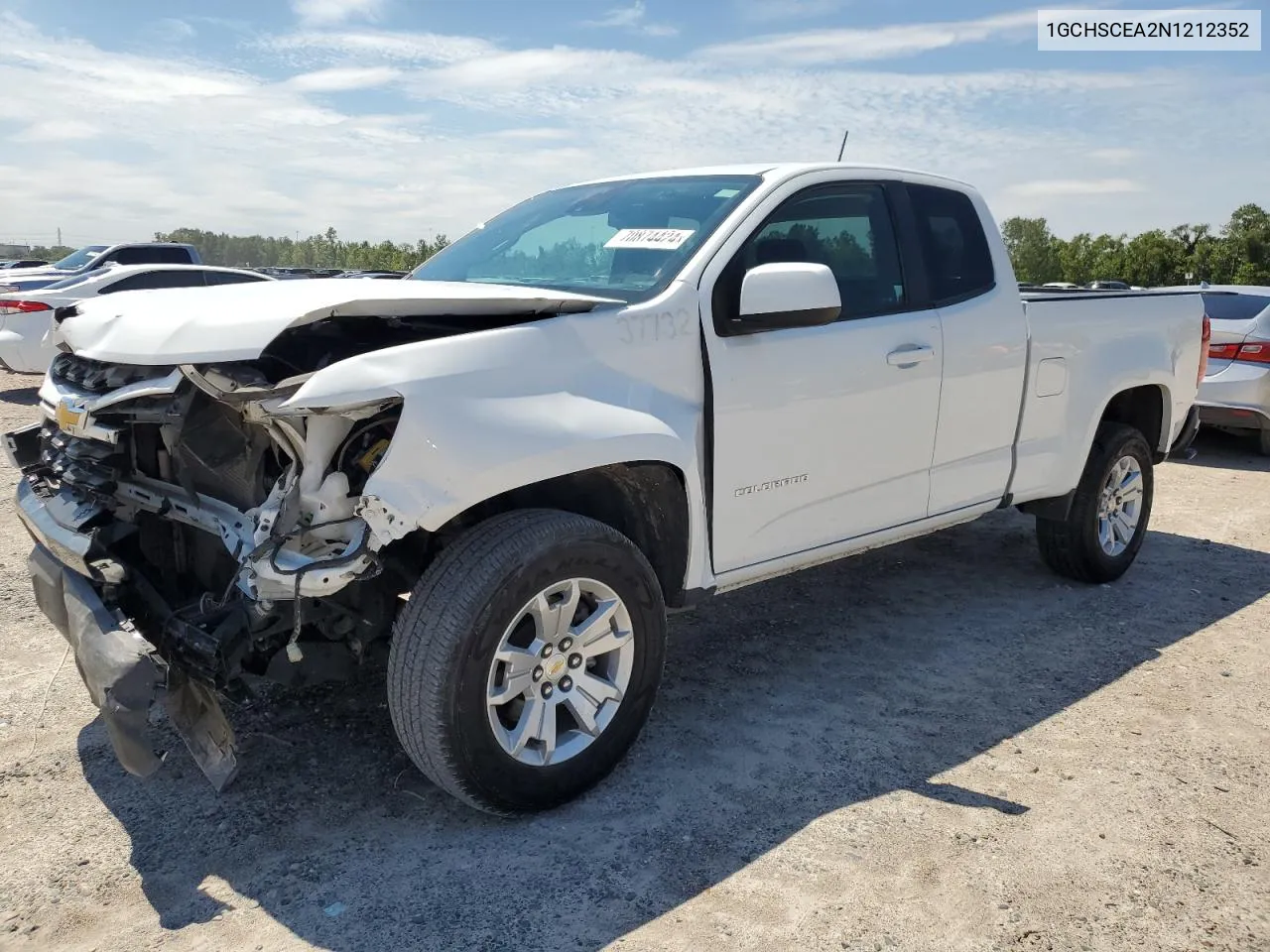 2022 Chevrolet Colorado Lt VIN: 1GCHSCEA2N1212352 Lot: 70874424