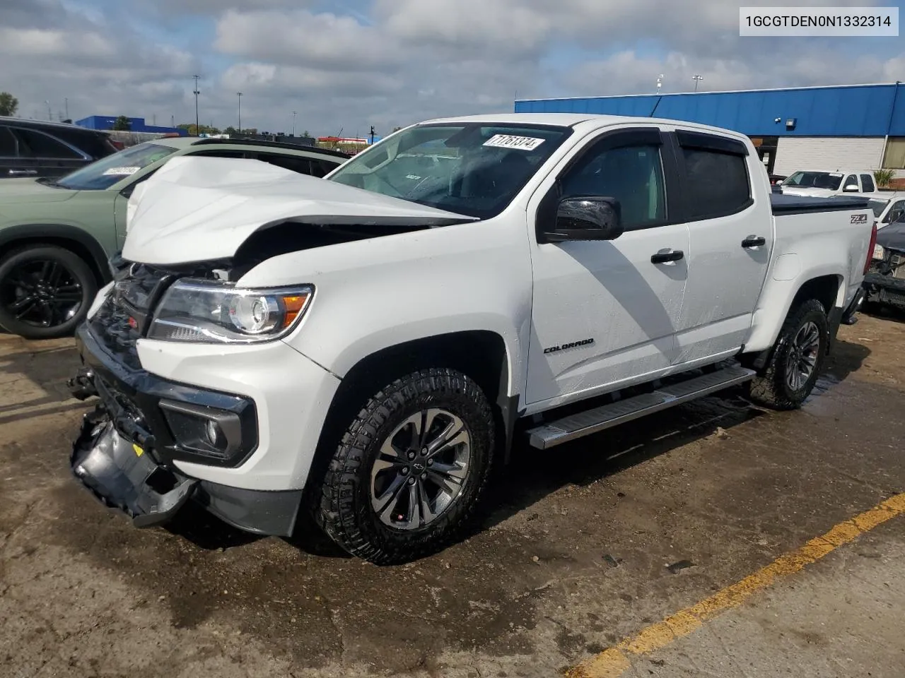 2022 Chevrolet Colorado Z71 VIN: 1GCGTDEN0N1332314 Lot: 71761374