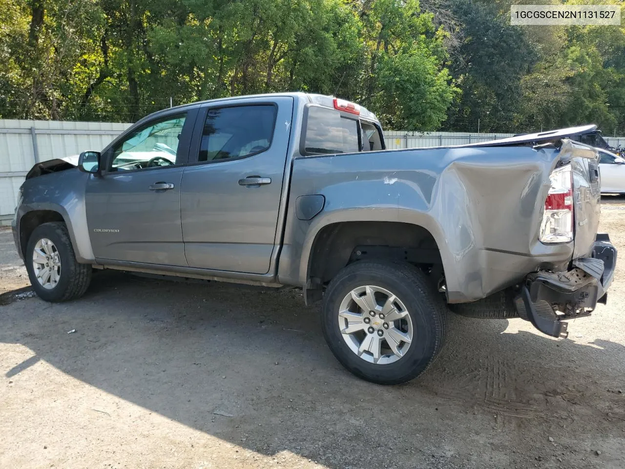 2022 Chevrolet Colorado Lt VIN: 1GCGSCEN2N1131527 Lot: 72347554