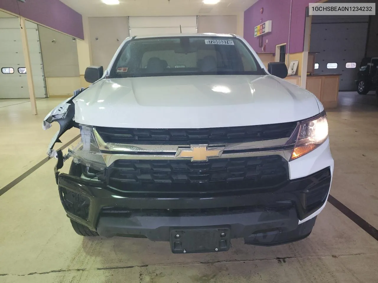 2022 Chevrolet Colorado VIN: 1GCHSBEA0N1234232 Lot: 72595374