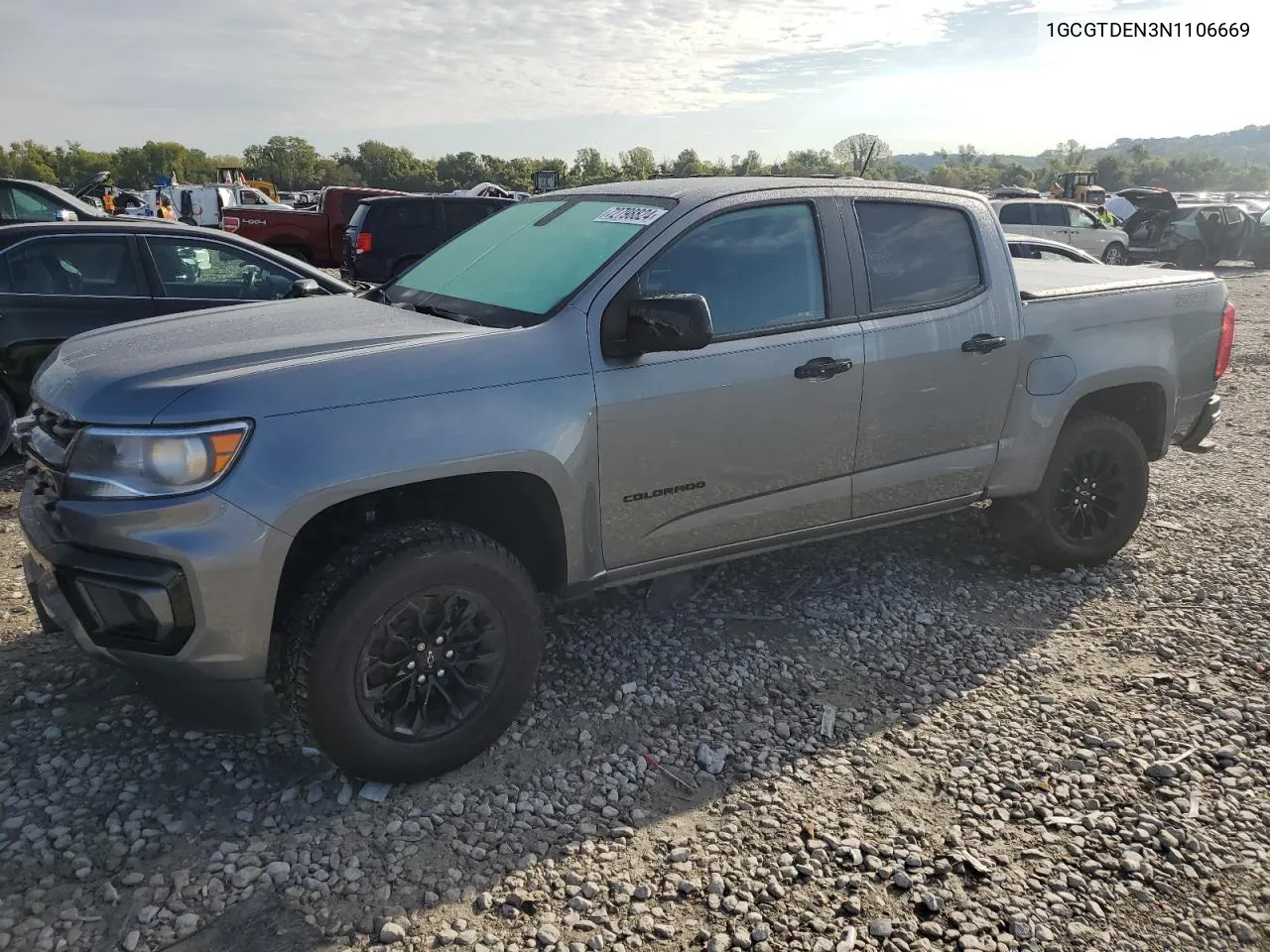 2022 Chevrolet Colorado Z71 VIN: 1GCGTDEN3N1106669 Lot: 72798824