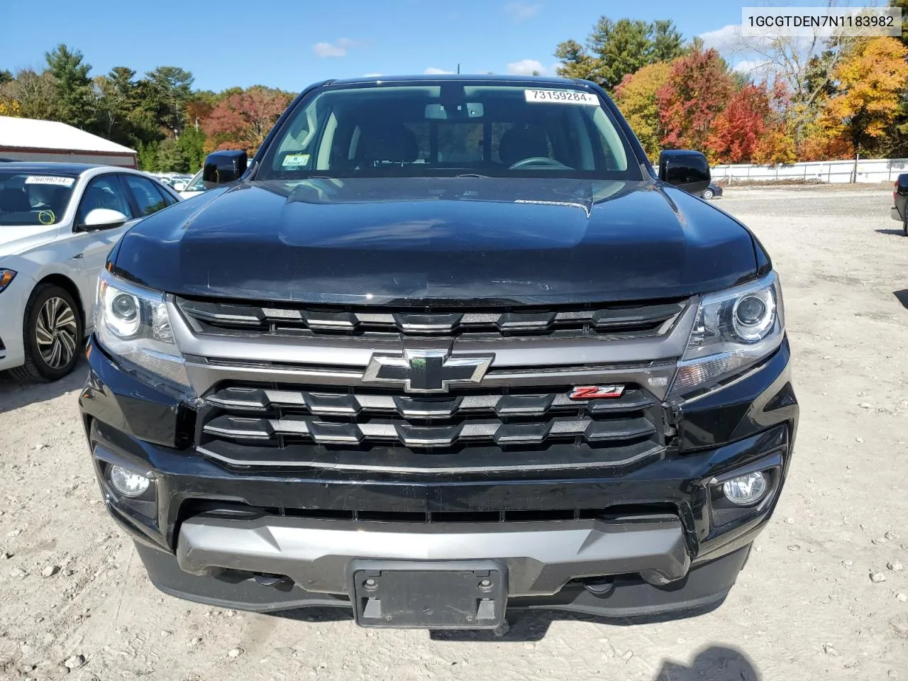 2022 Chevrolet Colorado Z71 VIN: 1GCGTDEN7N1183982 Lot: 73159284