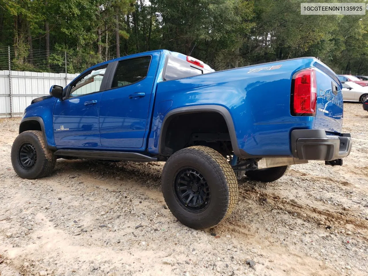 2022 Chevrolet Colorado Zr2 VIN: 1GCGTEEN0N1135925 Lot: 73584334