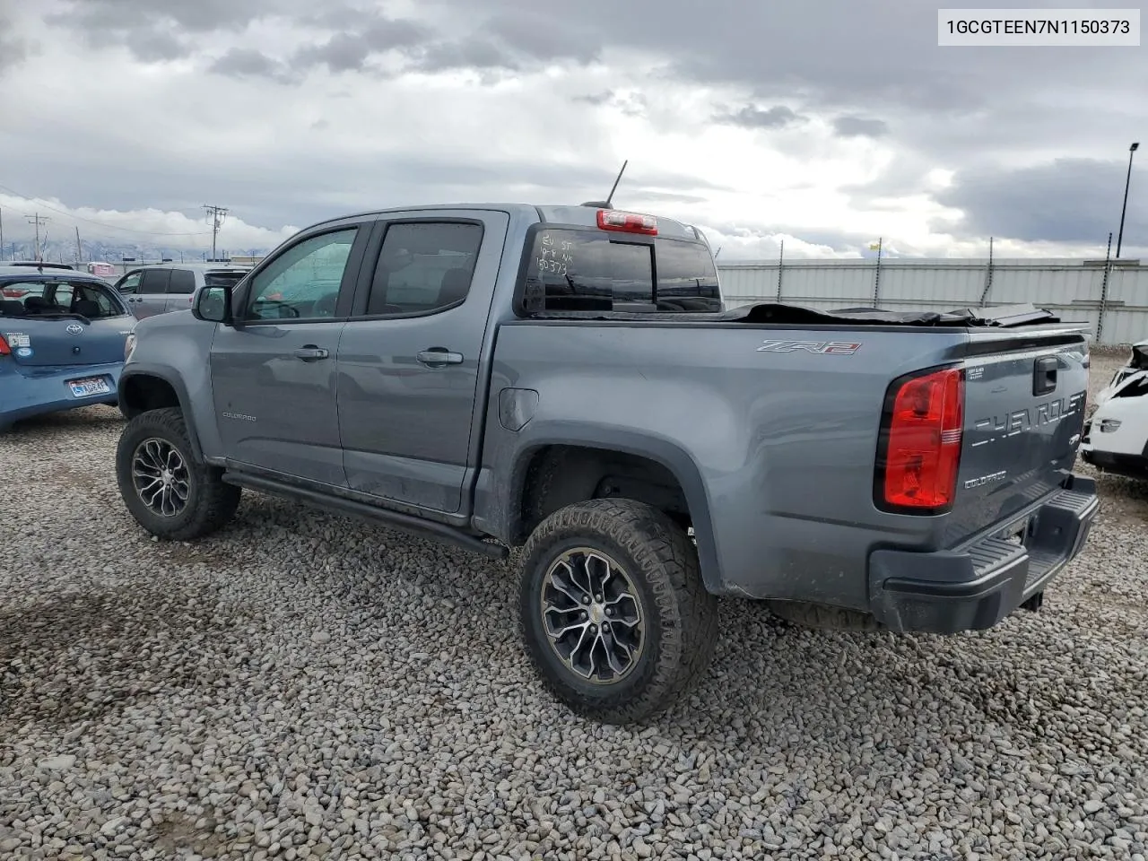 2022 Chevrolet Colorado Zr2 VIN: 1GCGTEEN7N1150373 Lot: 73642384