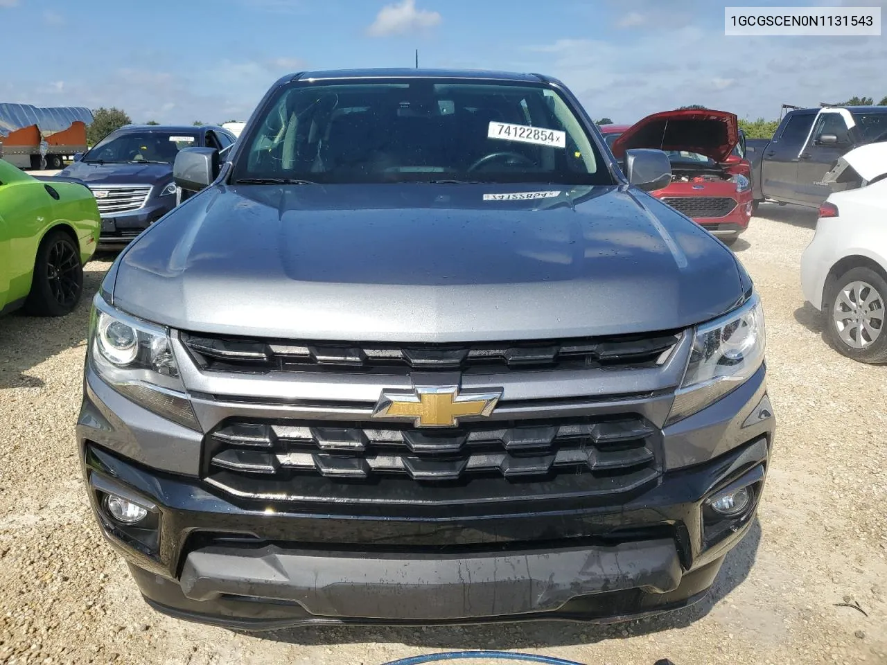 2022 Chevrolet Colorado Lt VIN: 1GCGSCEN0N1131543 Lot: 74122854