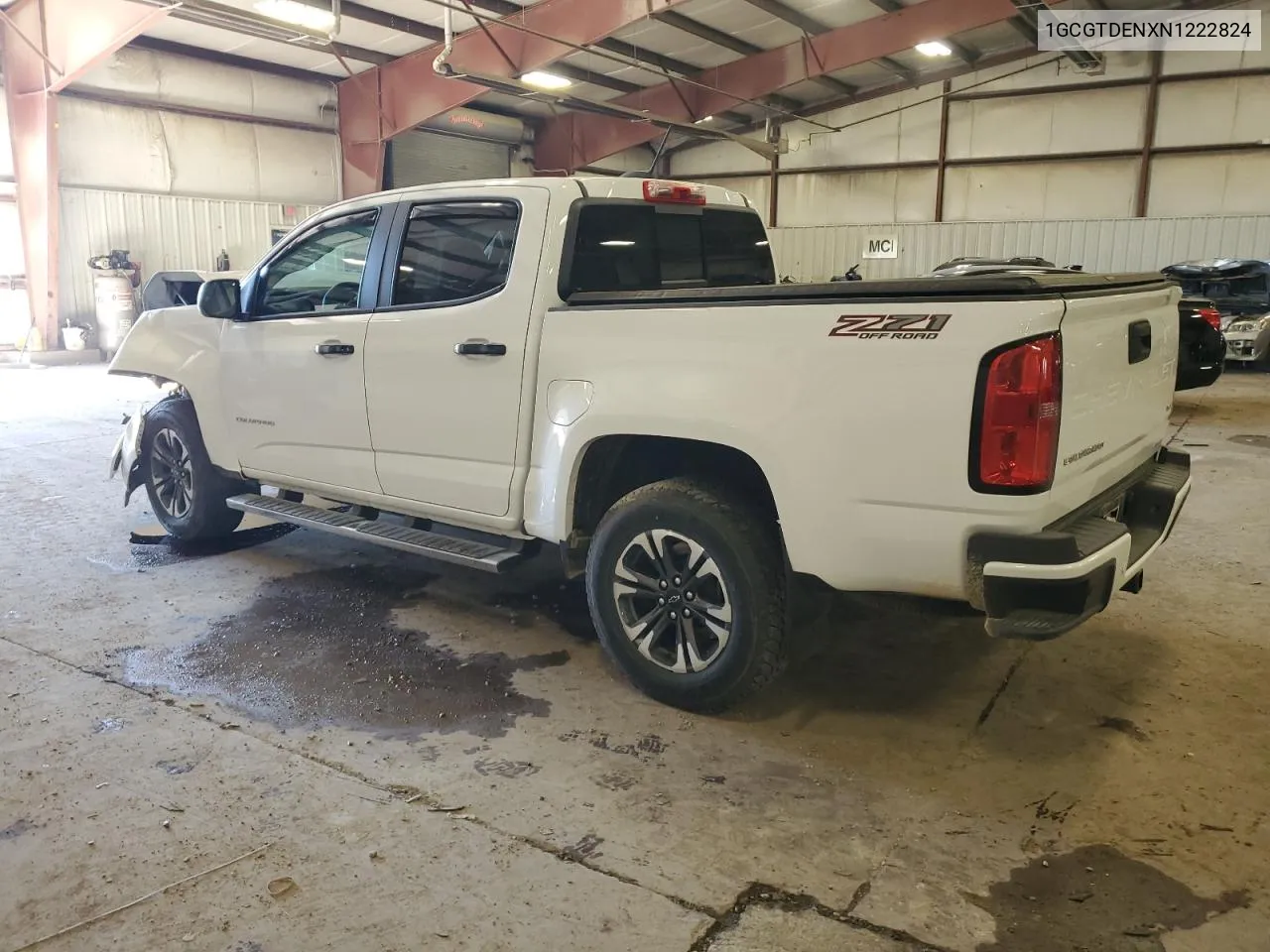 2022 Chevrolet Colorado Z71 VIN: 1GCGTDENXN1222824 Lot: 74205524