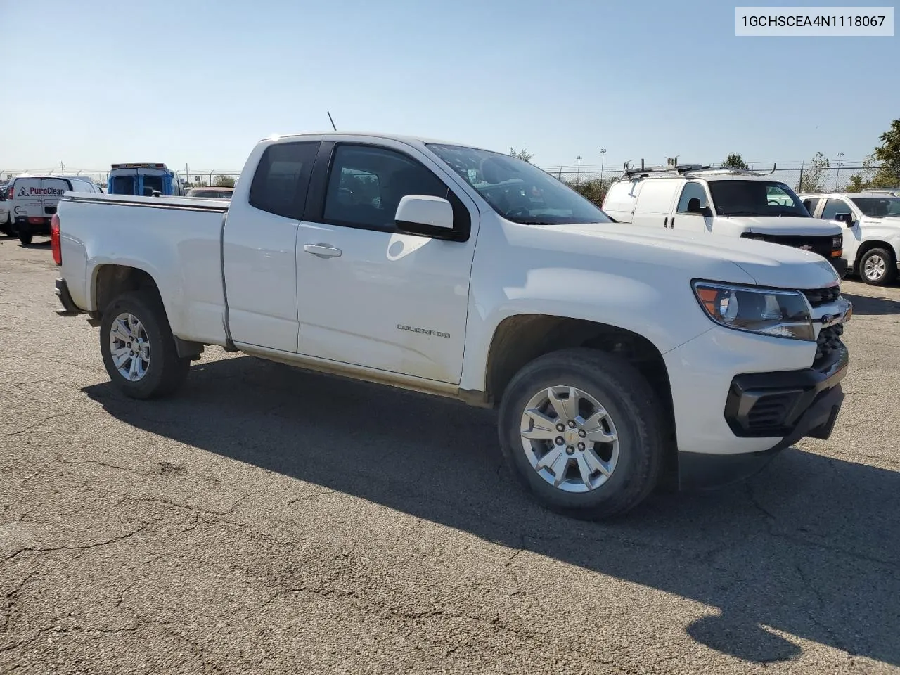 2022 Chevrolet Colorado Lt VIN: 1GCHSCEA4N1118067 Lot: 74339164