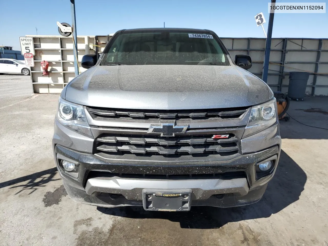 2022 Chevrolet Colorado Z71 VIN: 1GCGTDENXN1152094 Lot: 74367854