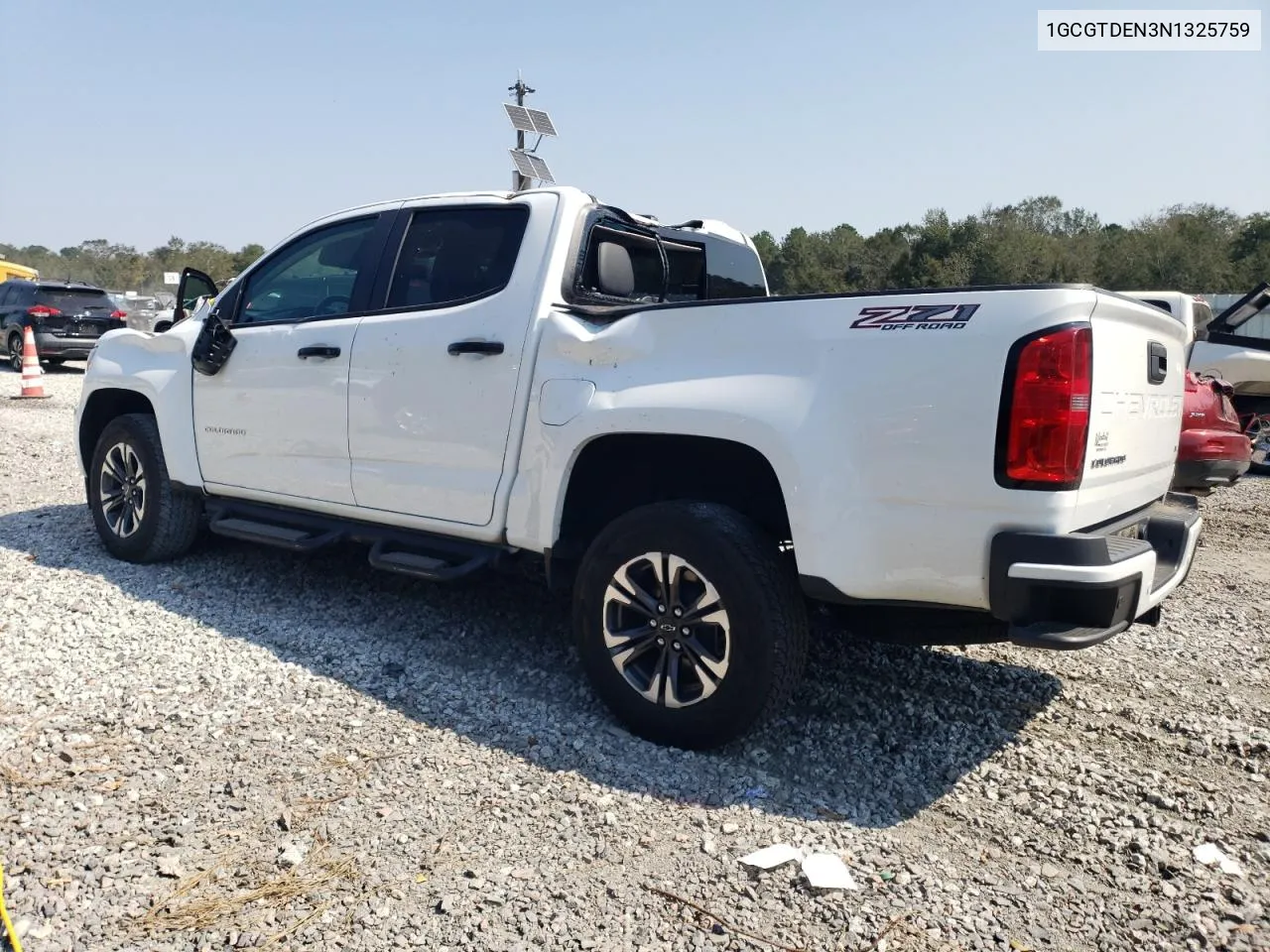 2022 Chevrolet Colorado Z71 VIN: 1GCGTDEN3N1325759 Lot: 74369244