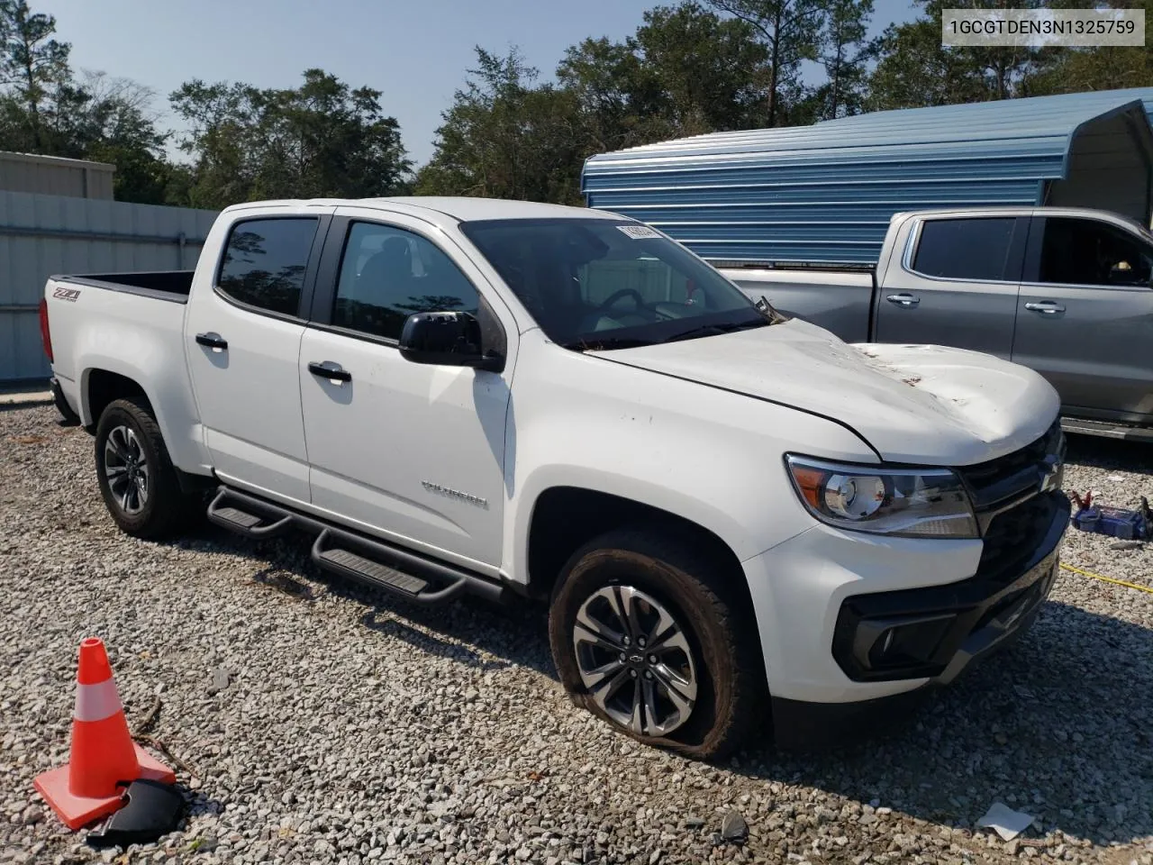 2022 Chevrolet Colorado Z71 VIN: 1GCGTDEN3N1325759 Lot: 74369244