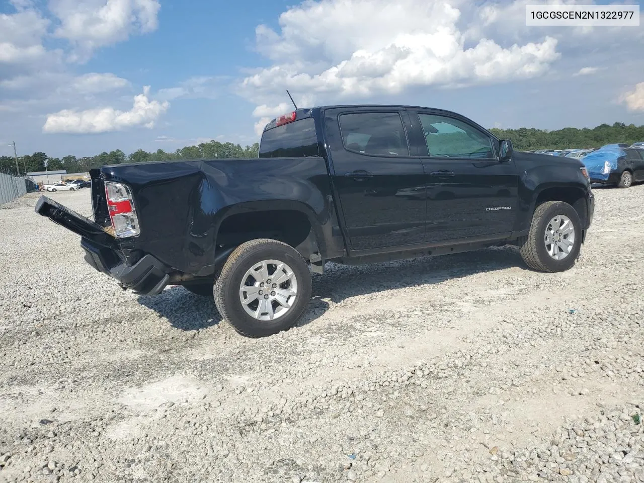 2022 Chevrolet Colorado Lt VIN: 1GCGSCEN2N1322977 Lot: 74426754