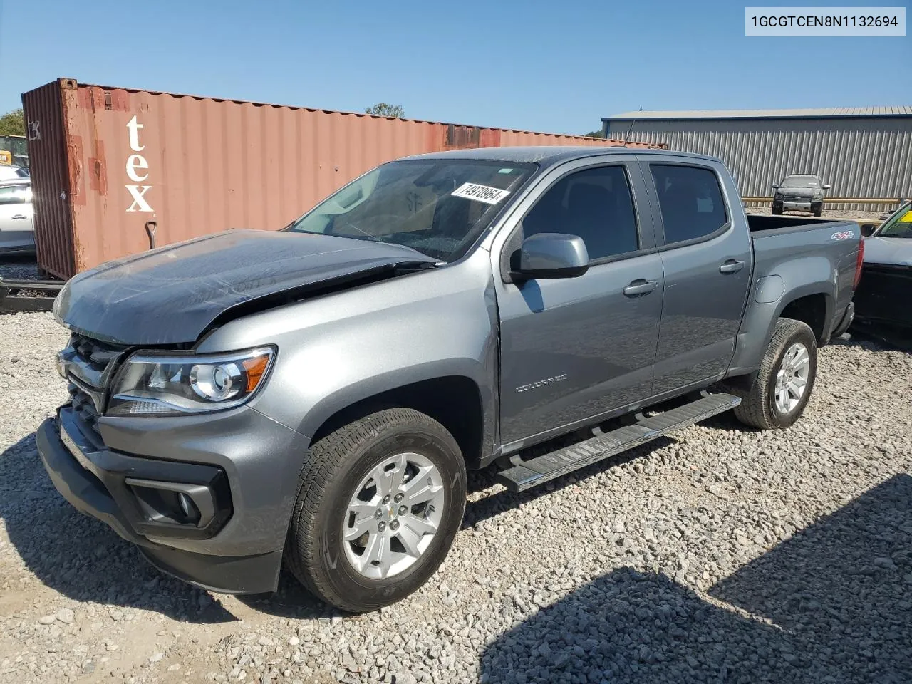 2022 Chevrolet Colorado Lt VIN: 1GCGTCEN8N1132694 Lot: 74970964