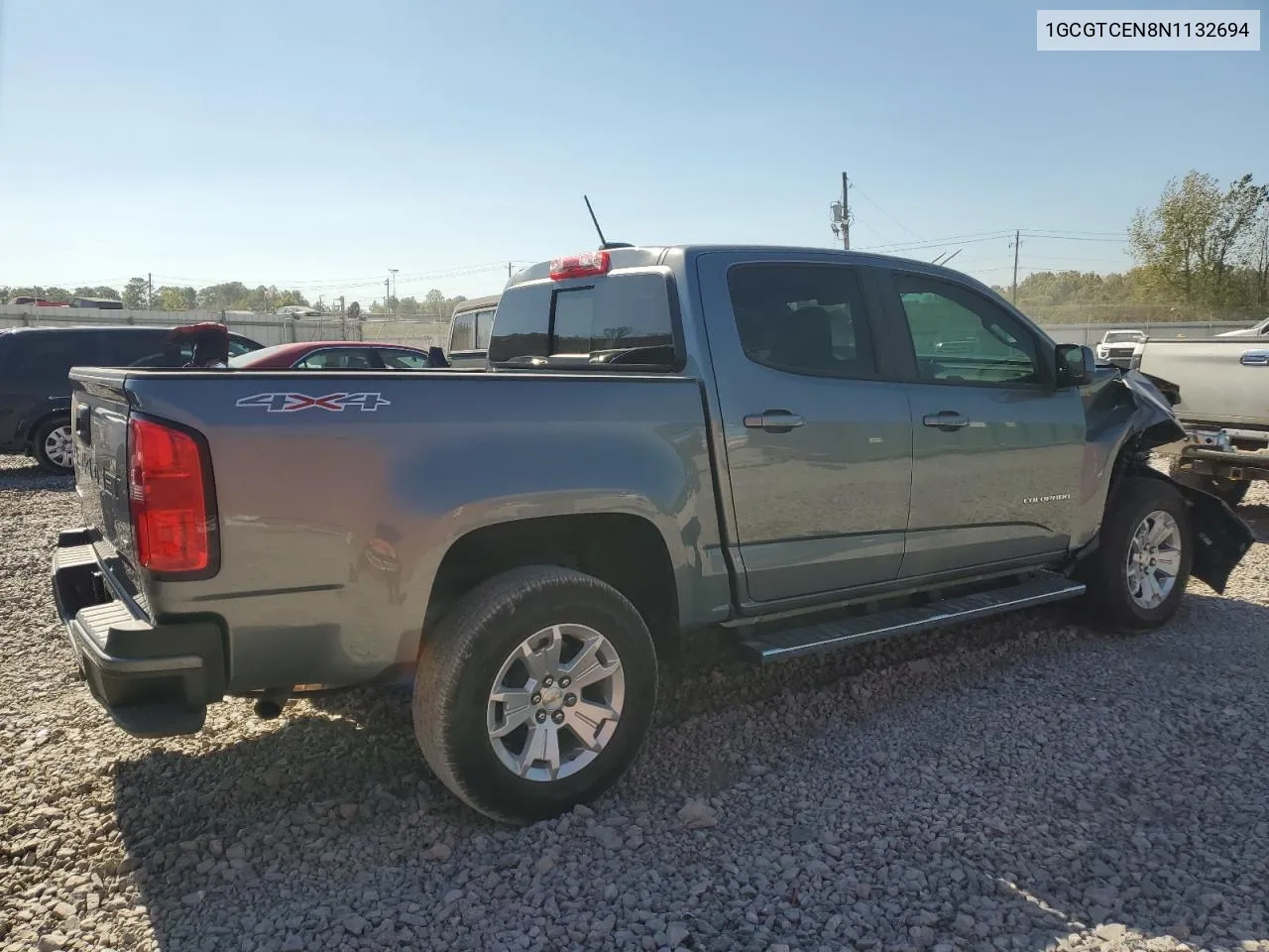 2022 Chevrolet Colorado Lt VIN: 1GCGTCEN8N1132694 Lot: 74970964