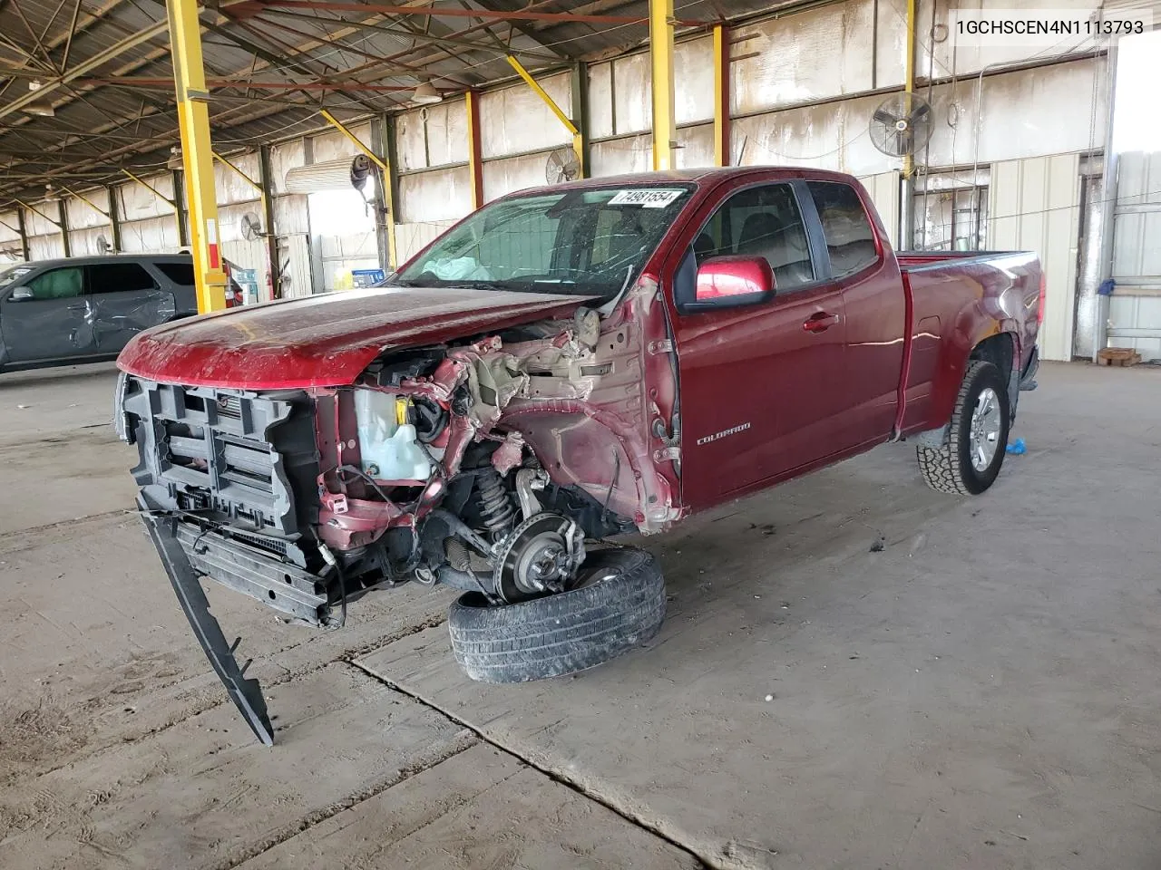 2022 Chevrolet Colorado Lt VIN: 1GCHSCEN4N1113793 Lot: 74981554