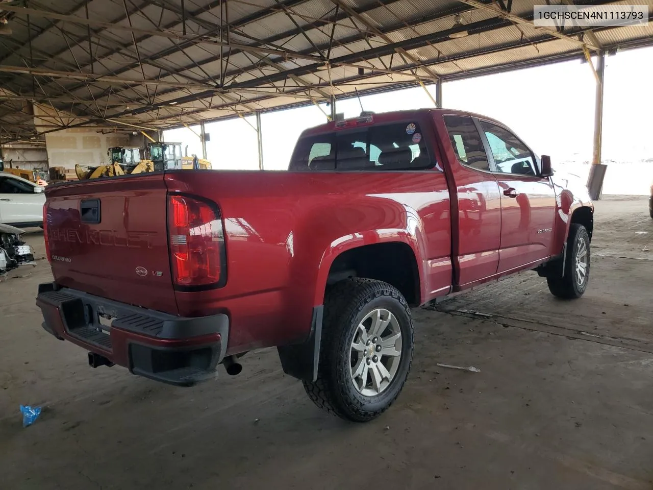 2022 Chevrolet Colorado Lt VIN: 1GCHSCEN4N1113793 Lot: 74981554