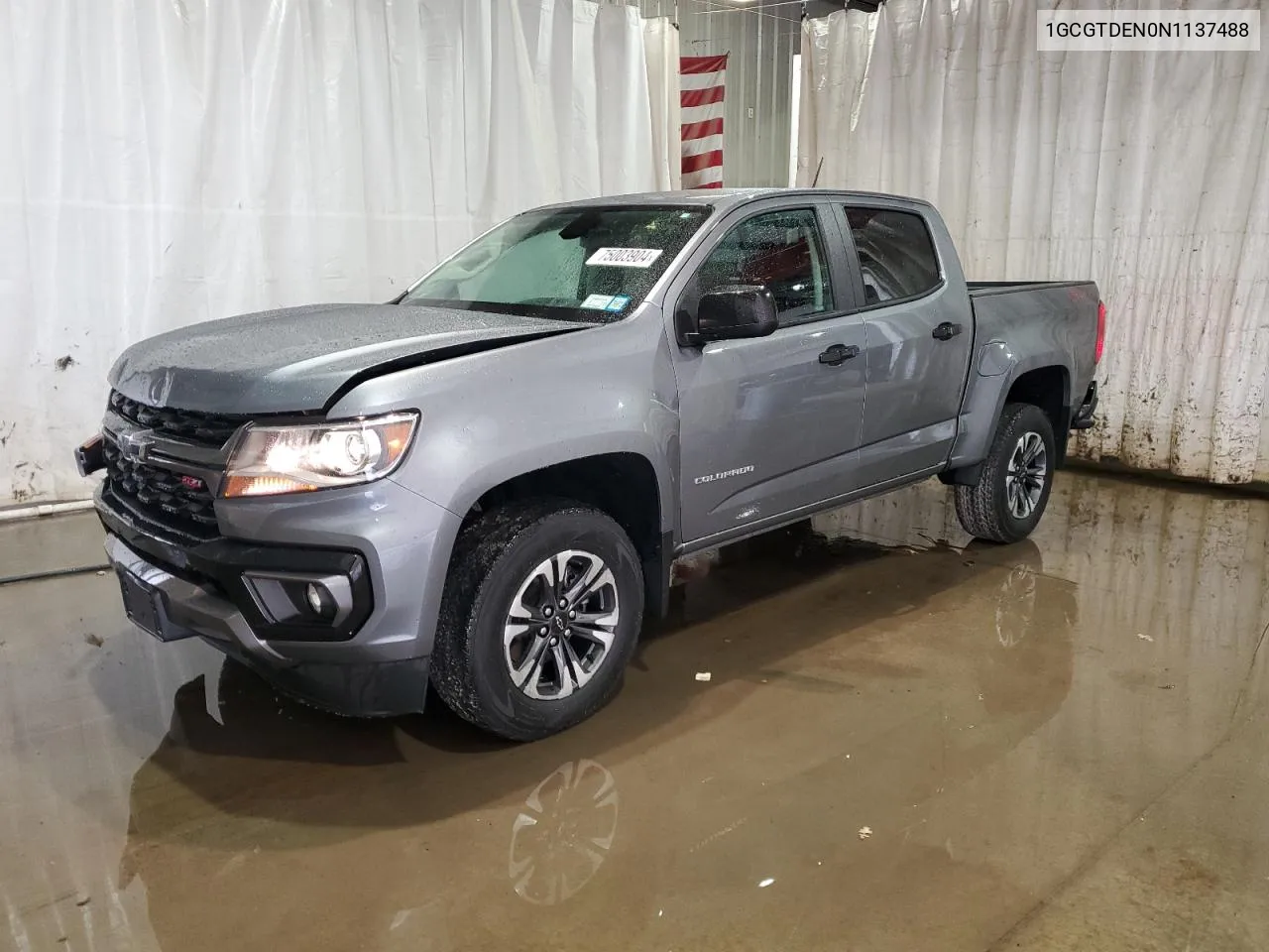 2022 Chevrolet Colorado Z71 VIN: 1GCGTDEN0N1137488 Lot: 75003904