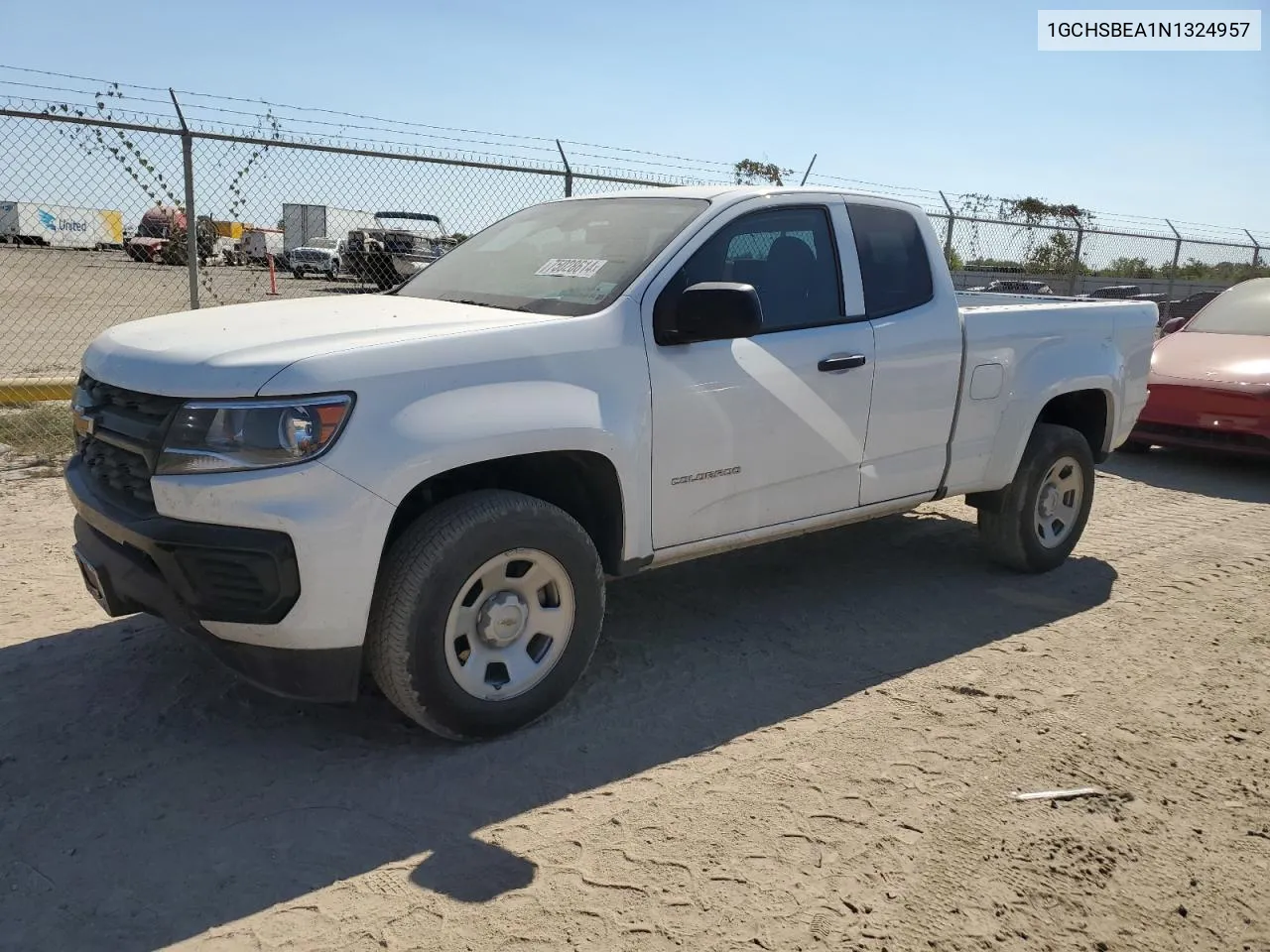 2022 Chevrolet Colorado VIN: 1GCHSBEA1N1324957 Lot: 75028614