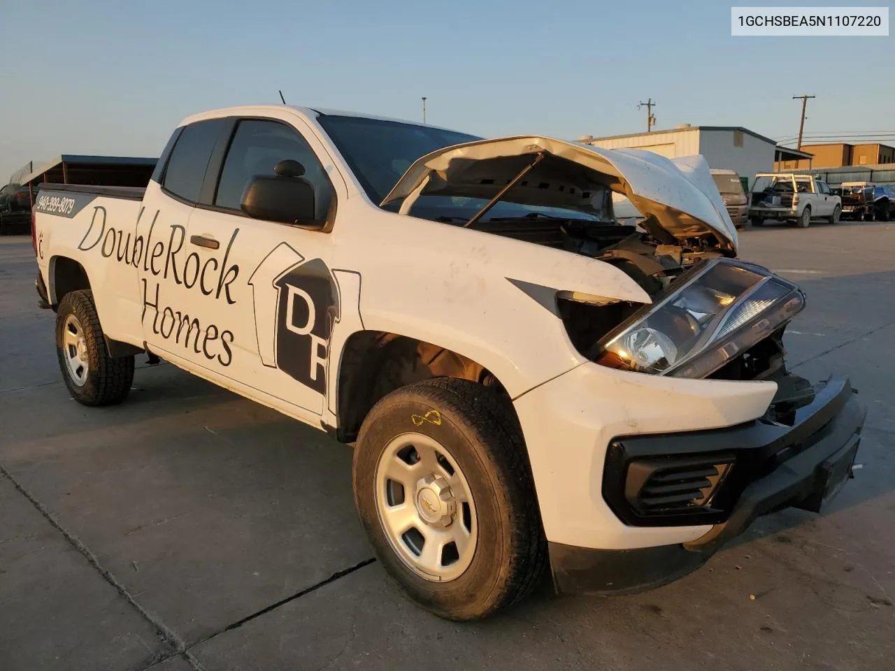 2022 Chevrolet Colorado VIN: 1GCHSBEA5N1107220 Lot: 75606584