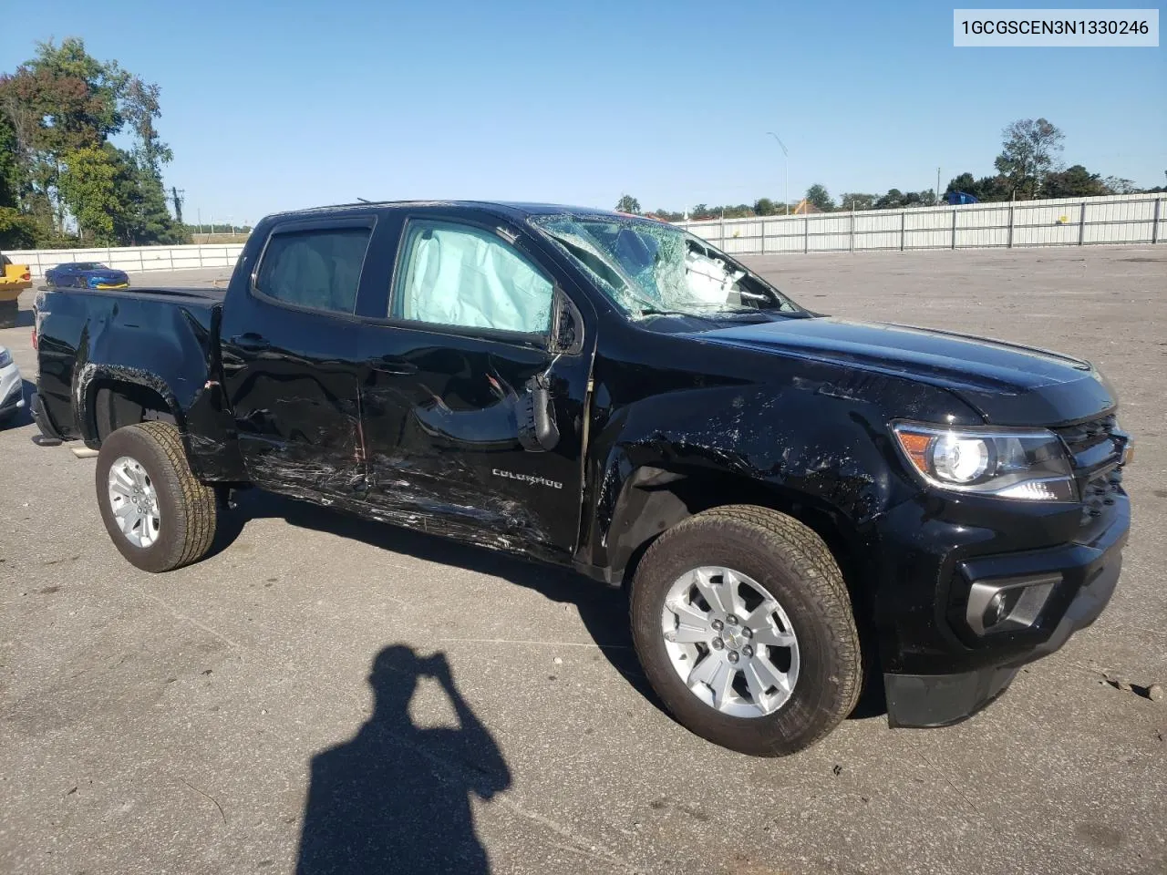 2022 Chevrolet Colorado Lt VIN: 1GCGSCEN3N1330246 Lot: 75610004