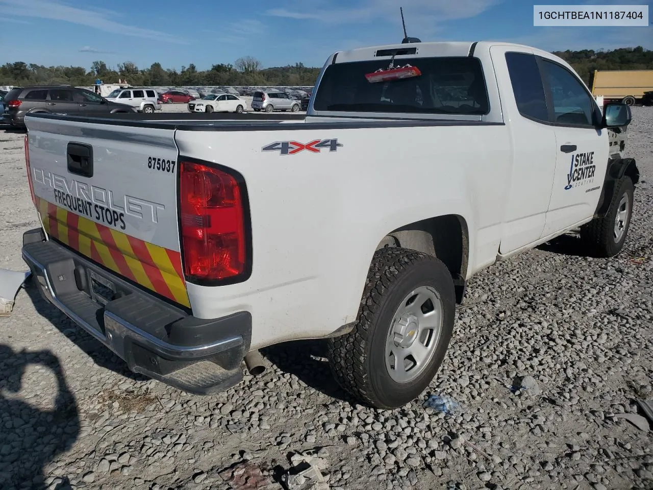 2022 Chevrolet Colorado VIN: 1GCHTBEA1N1187404 Lot: 75876454