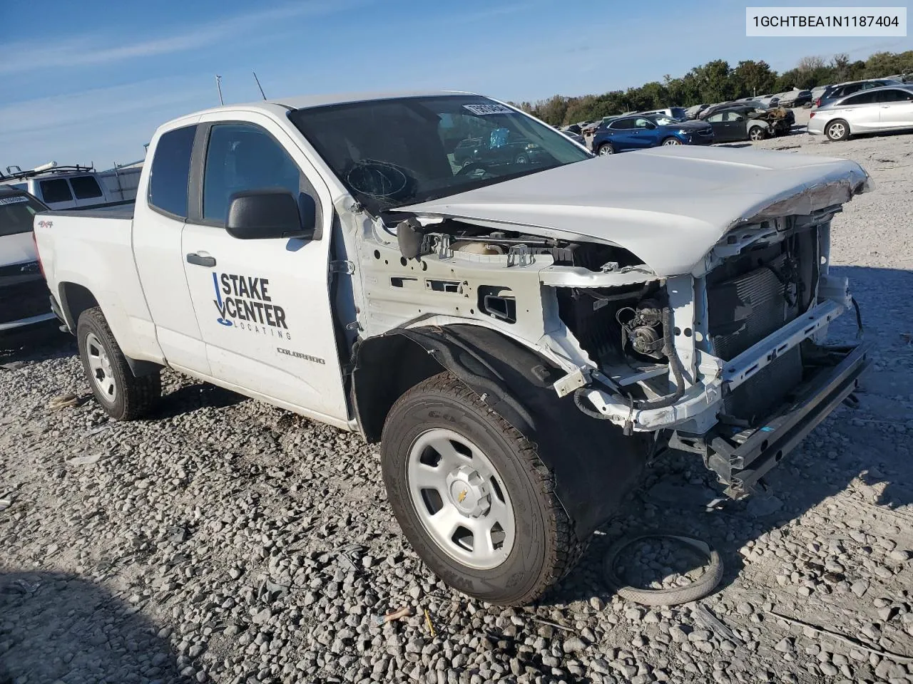 2022 Chevrolet Colorado VIN: 1GCHTBEA1N1187404 Lot: 75876454