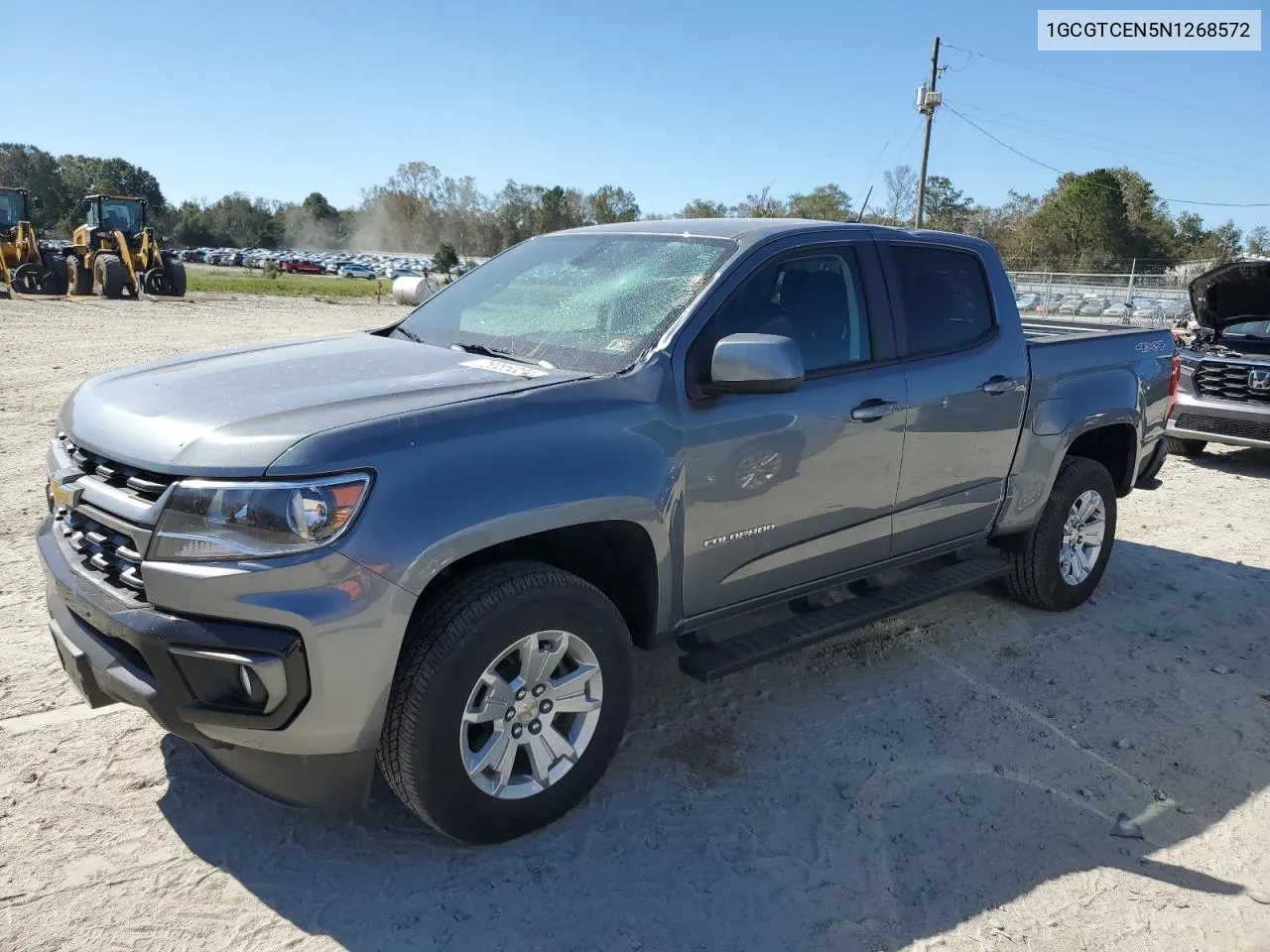 2022 Chevrolet Colorado Lt VIN: 1GCGTCEN5N1268572 Lot: 75885324