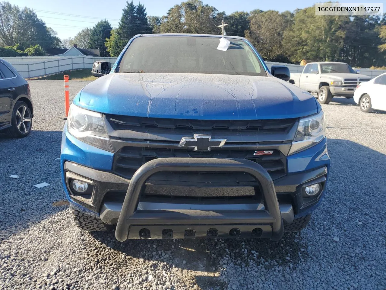 2022 Chevrolet Colorado Z71 VIN: 1GCGTDENXN1147977 Lot: 75995264