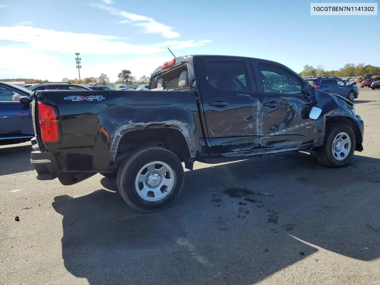 1GCGTBEN7N1141302 2022 Chevrolet Colorado