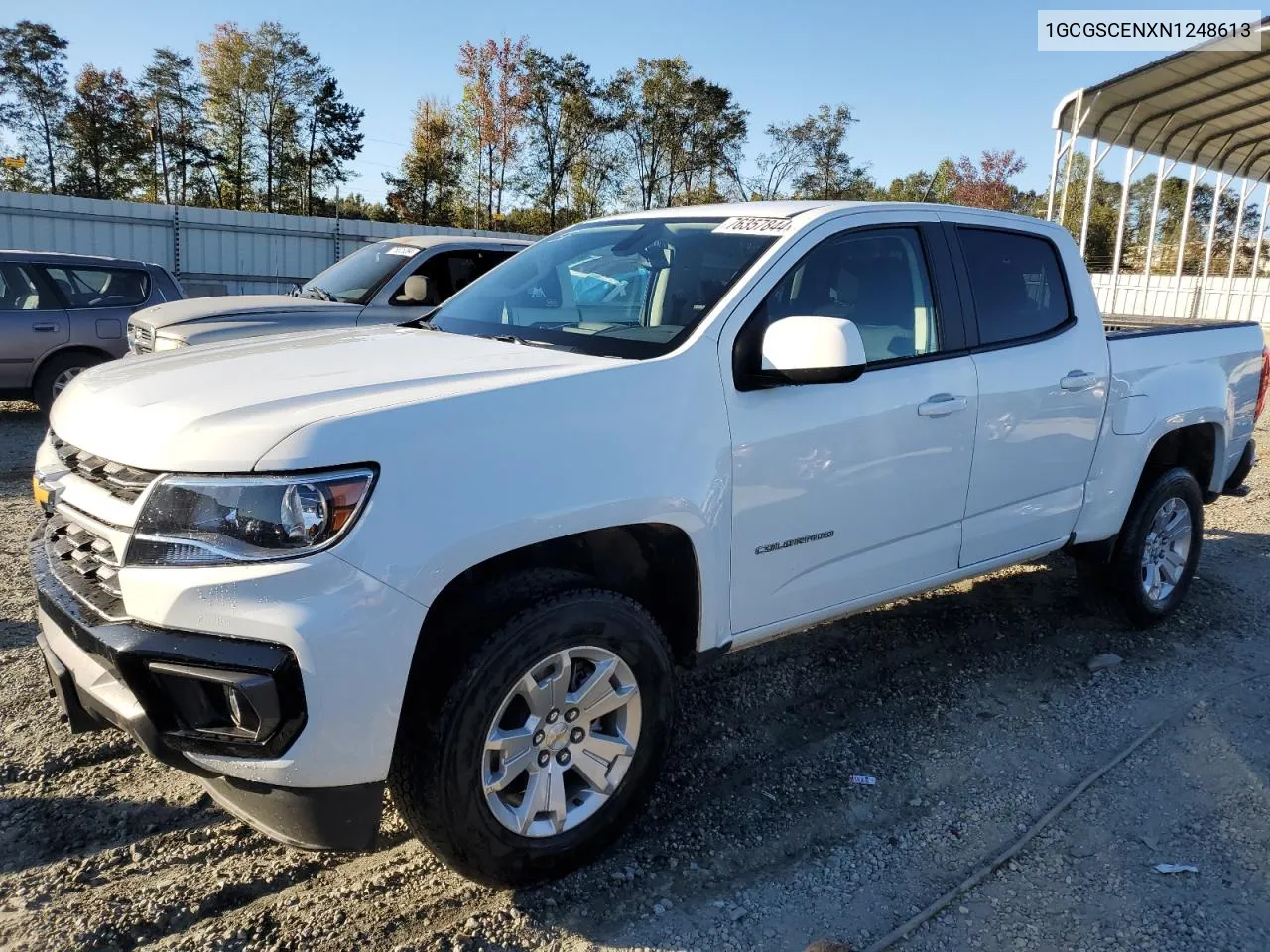 2022 Chevrolet Colorado Lt VIN: 1GCGSCENXN1248613 Lot: 76357844