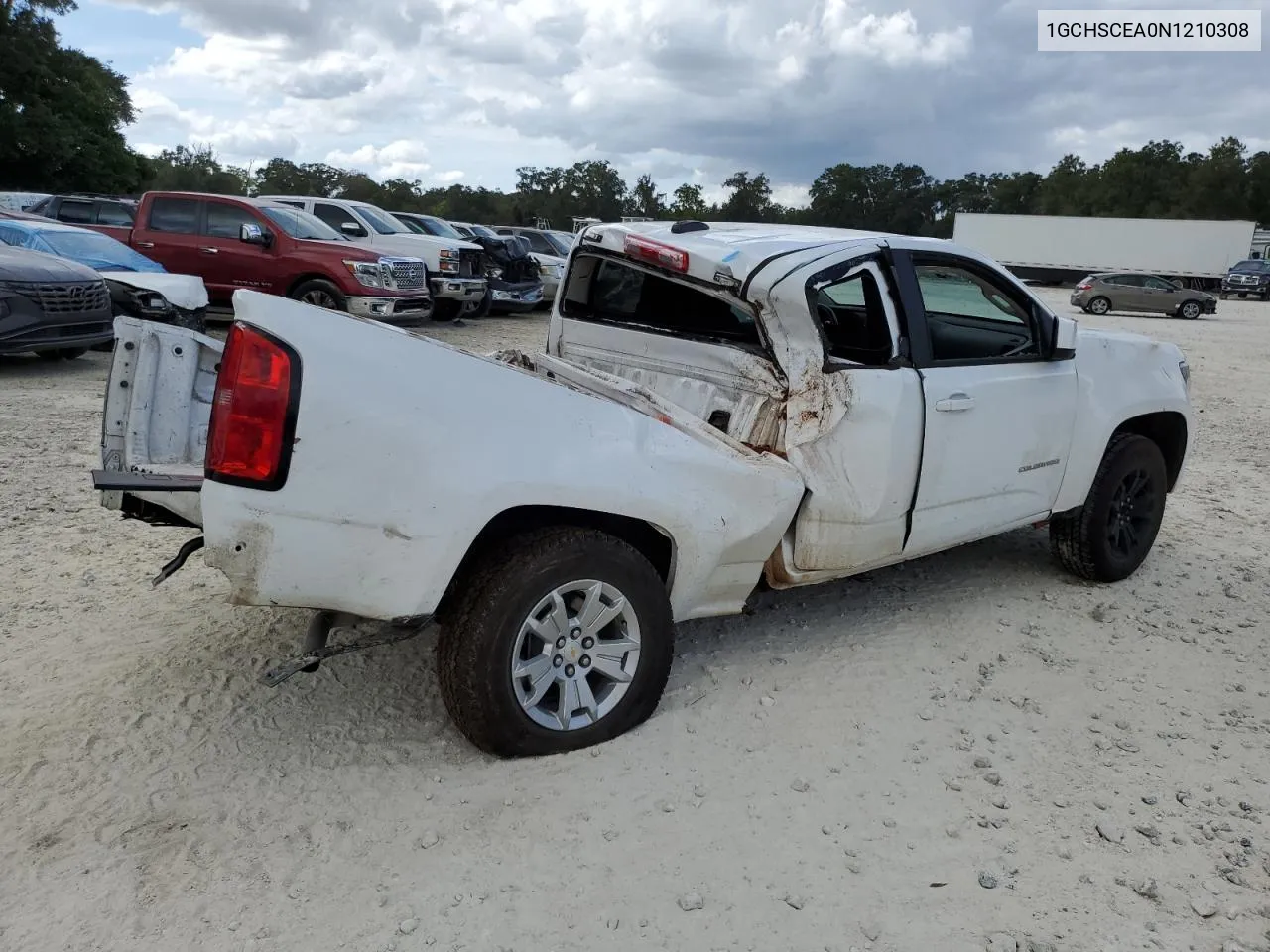 2022 Chevrolet Colorado Lt VIN: 1GCHSCEA0N1210308 Lot: 76735584