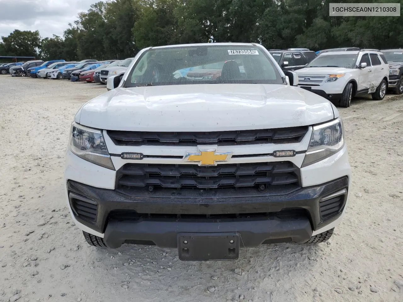 2022 Chevrolet Colorado Lt VIN: 1GCHSCEA0N1210308 Lot: 76735584