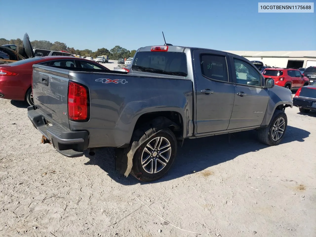 2022 Chevrolet Colorado VIN: 1GCGTBEN5N1175688 Lot: 76789654