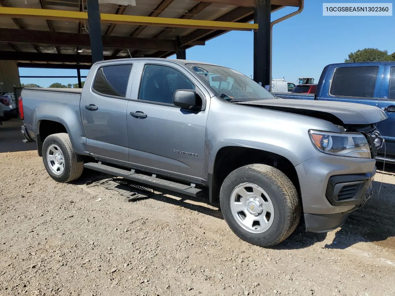 2022 Chevrolet Colorado VIN: 1GCGSBEA5N1302360 Lot: 76827804