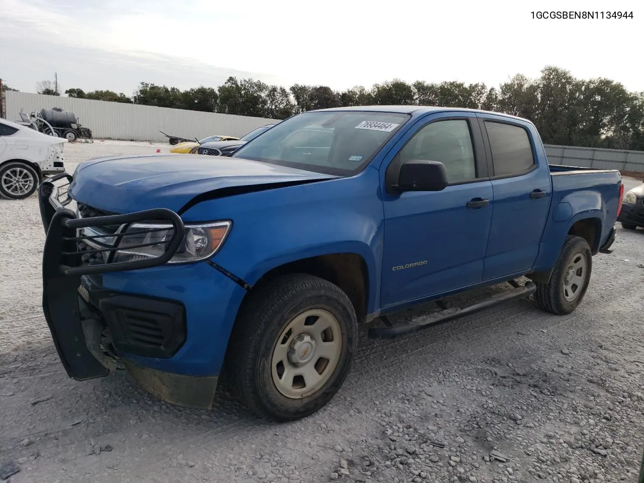 2022 Chevrolet Colorado VIN: 1GCGSBEN8N1134944 Lot: 76934464